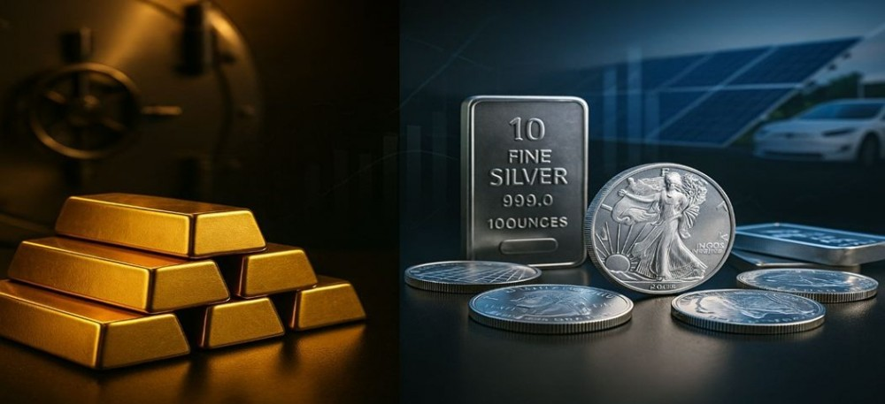 gold and silver