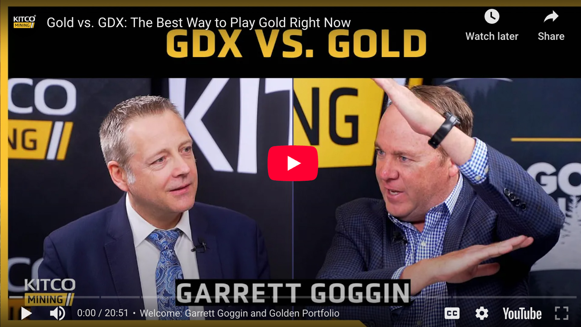 Gold vs. GDX: The Best Way to Play Gold Right Now
