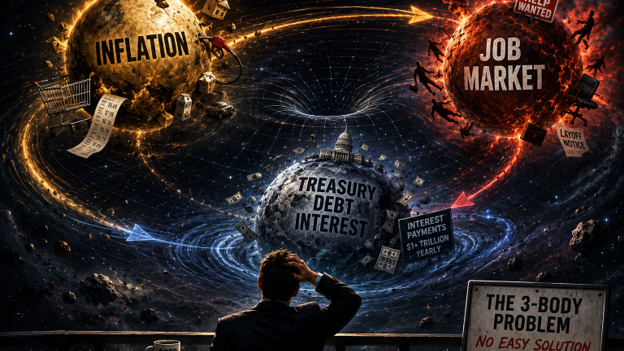 The Fed’s “Three Body Problem” and Gold