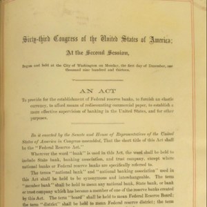 The Document That Created the Fed Is 111 Years Old. What Comes Next Could End It.