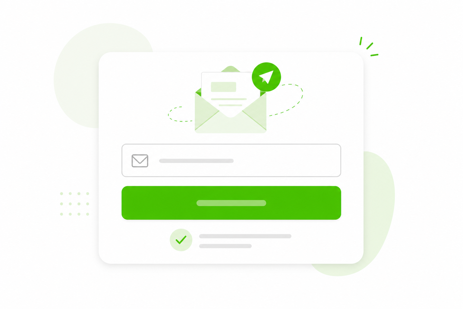 Customizable email subscribe form with a subscribe button and double opt-in confirmation