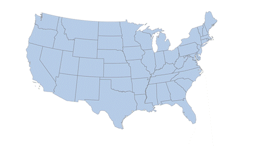 Map - America, no labels