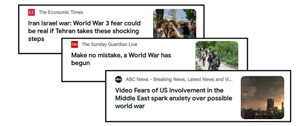 War headlines from ABS News, The Sunday Guardian Live…