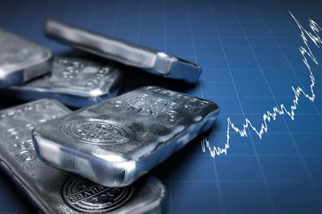 Rectangular pieces of silver